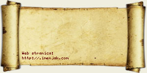 Kristina Ćopić vizit kartica